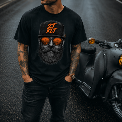 T-Shirt. Zweitakt Nomaden – Der Hipster.