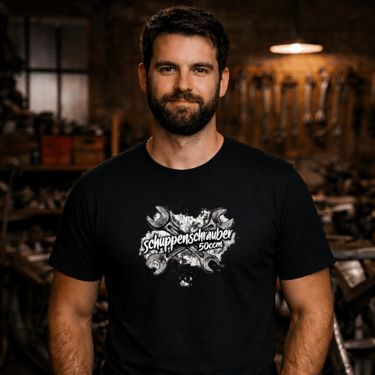 T-Shirt. Schuppenschrauber 50ccm.