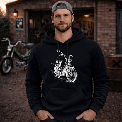 Hoodie Softstyle®. Classic Moped Line.