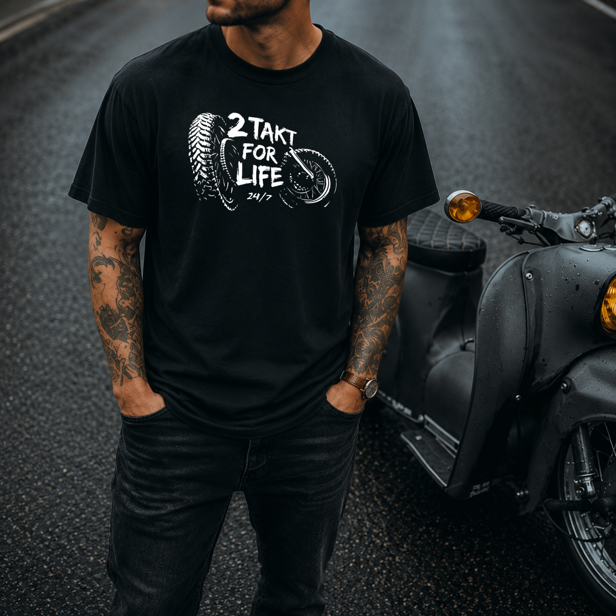 T-Shirt. 2 Takt for Life.