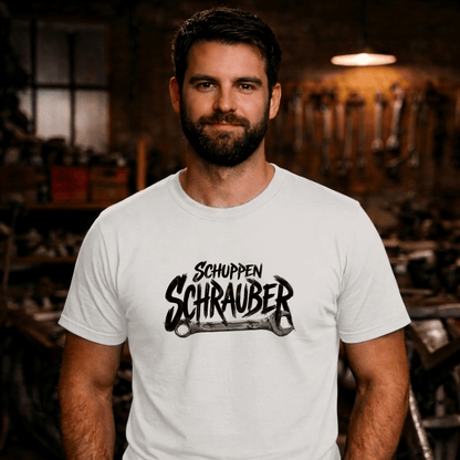 T-Shirt. Schuppen Schrauber.