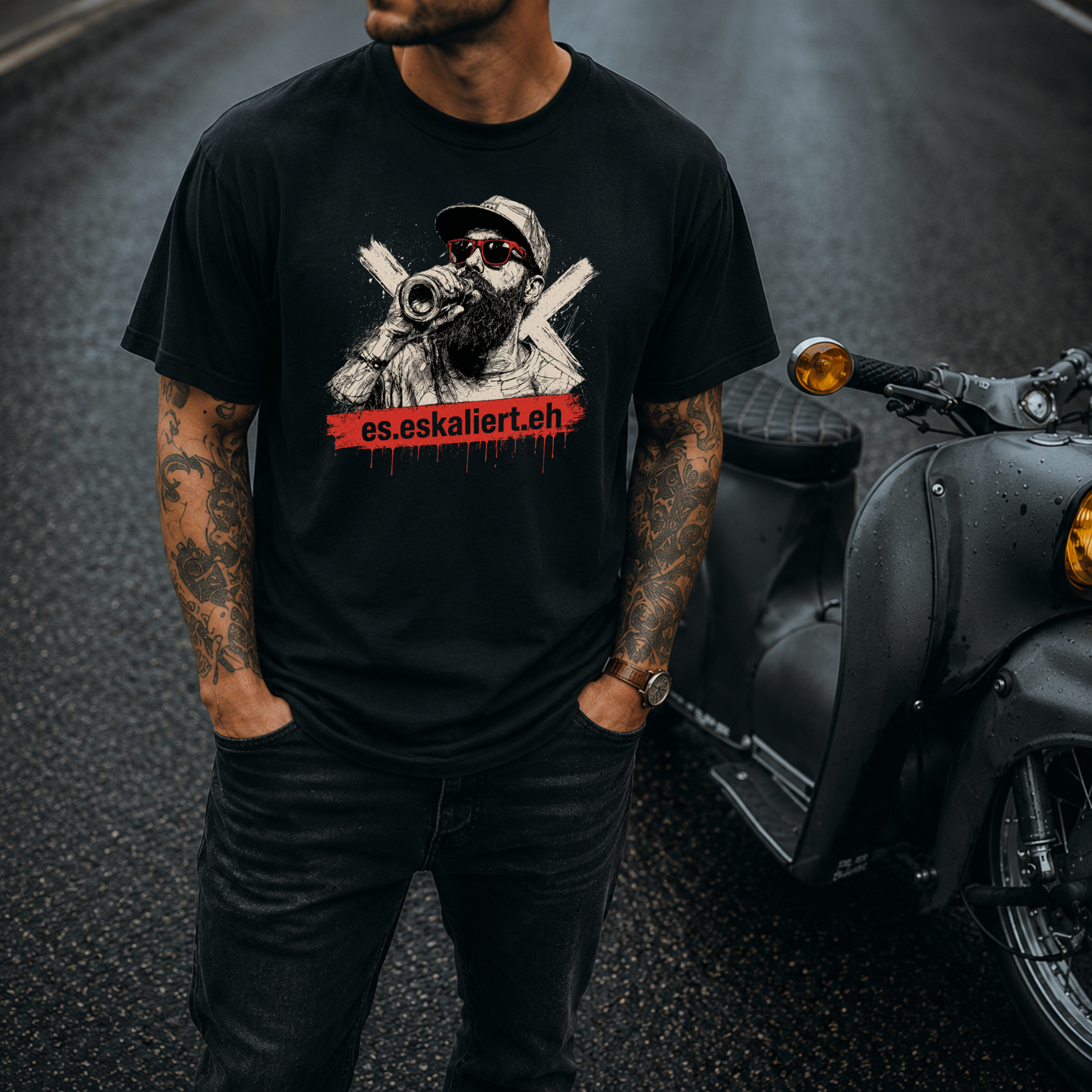 T-Shirt. Generation Zweitakt - Eskalation.