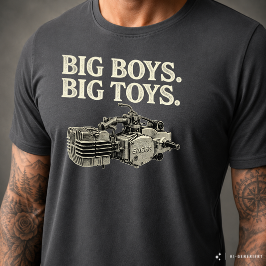 T-Shirt. Big Boys Big Toys