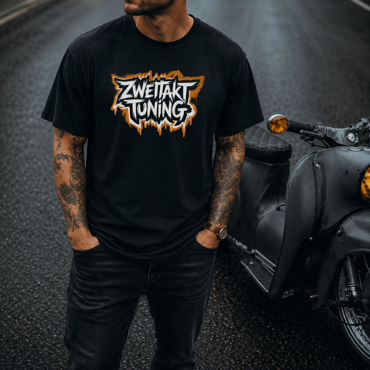 T-Shirt. Zweitakt Tuning.