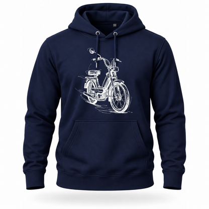 Hoodie Softstyle®. Classic Moped Line.