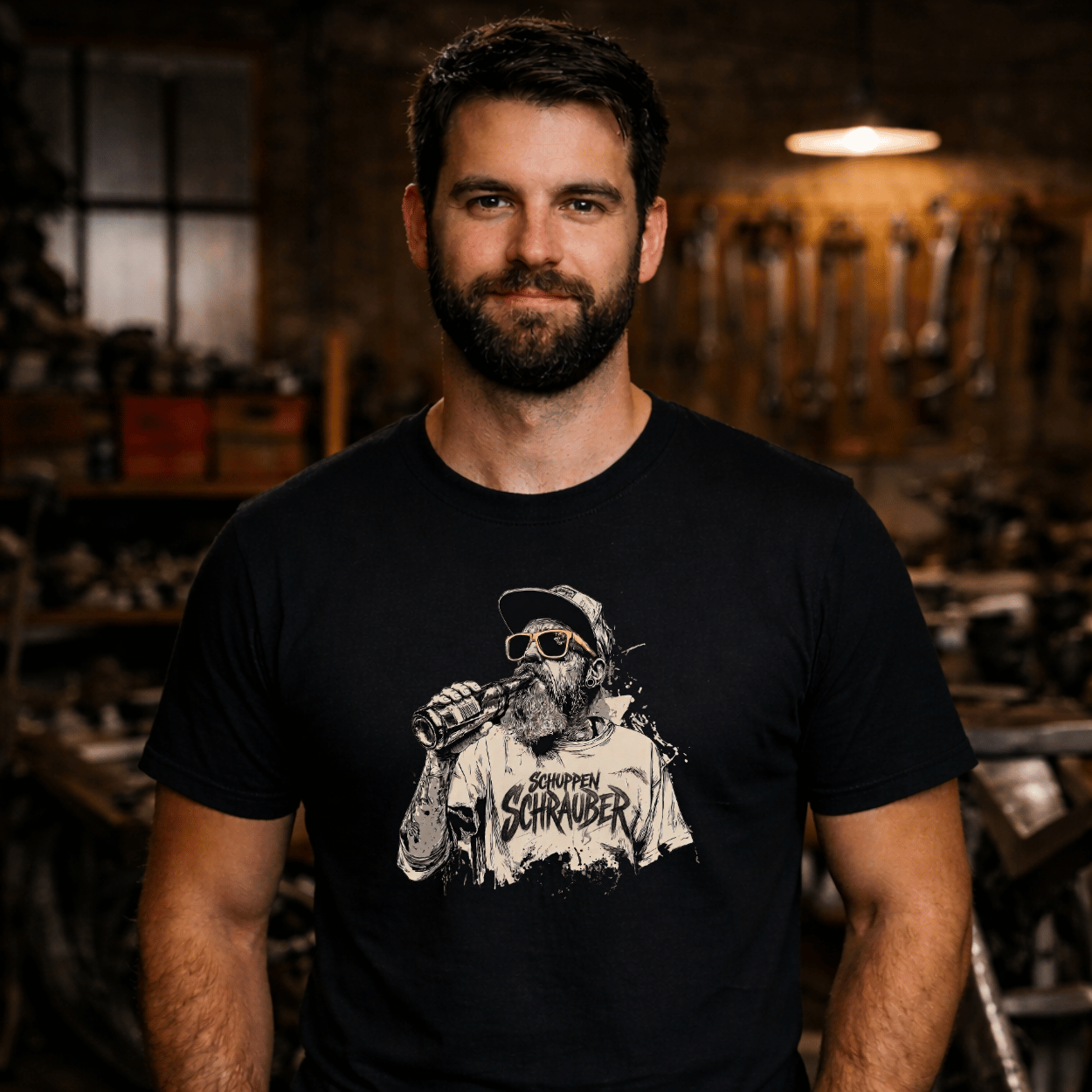 T-Shirt. Schuppenschrauber.