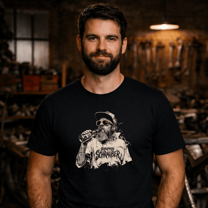T-Shirt. Schuppenschrauber.