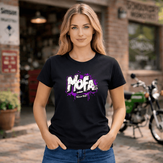 Mädels T-Shirt. Mofa 50ccm Kult.