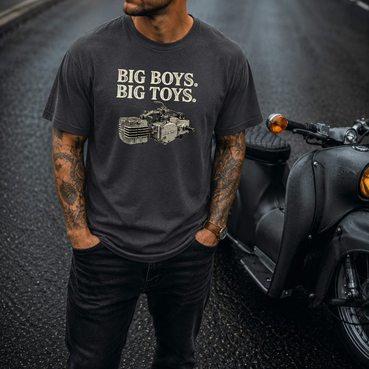 T-Shirt. Big Boys Big Toys.