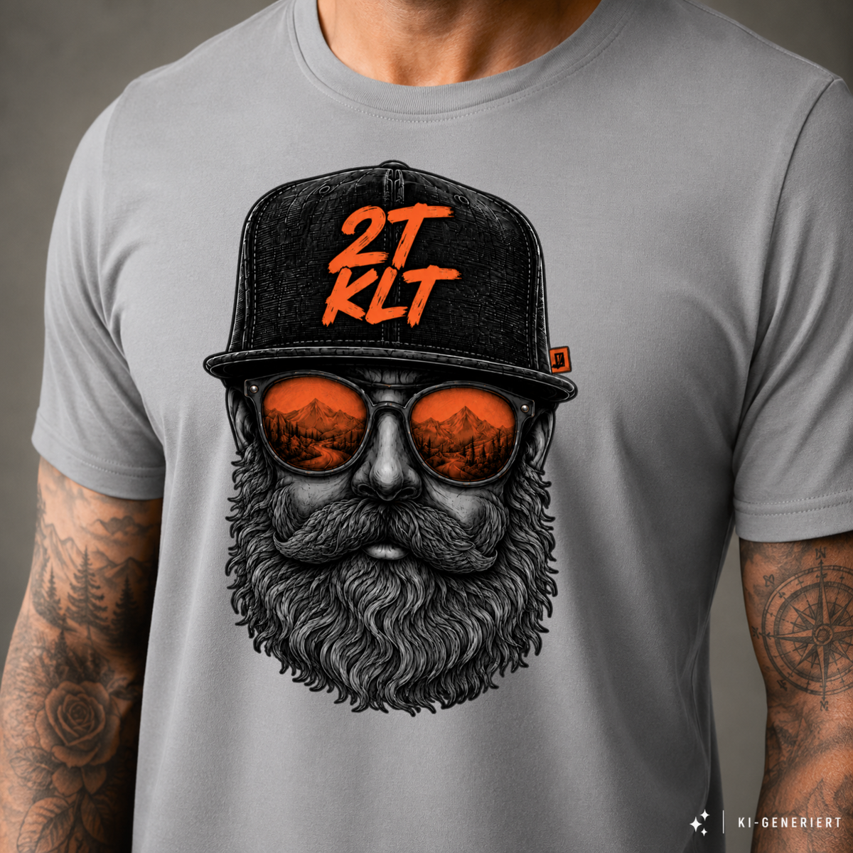 T-Shirt. Zweitakt Nomaden – Der Hipster.