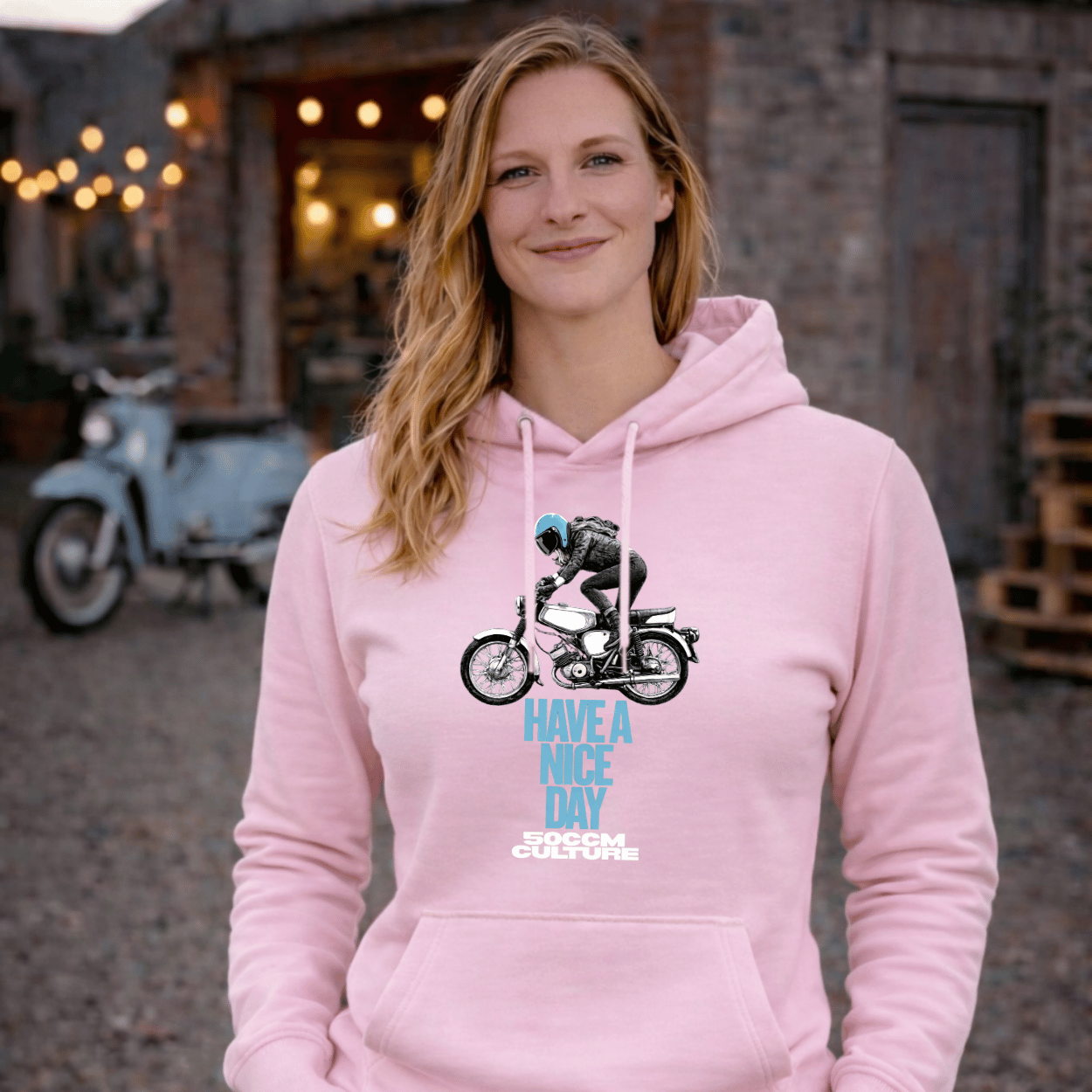 Mädels Hoodie Softstyle®. Have a Nice Day.