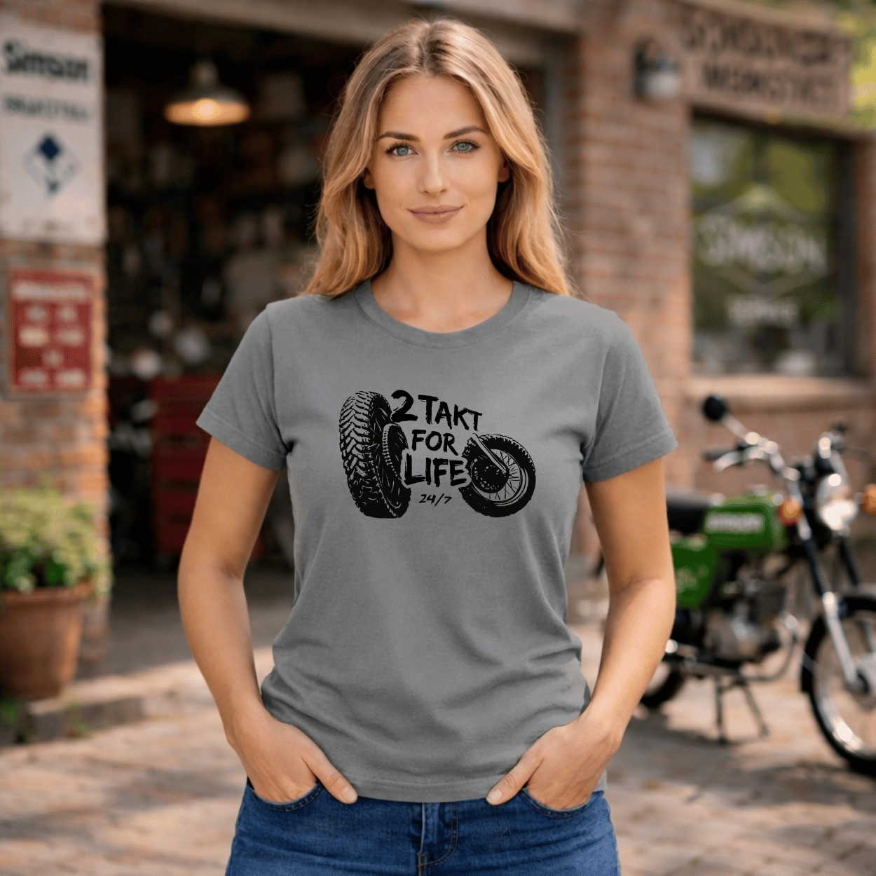 Mädels T-Shirt. 2 Takt for Life.