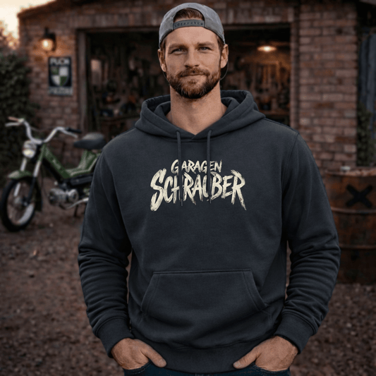 Hoodie Softstyle®. Garagen Schrauber.