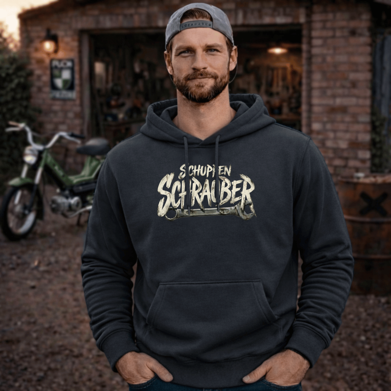 Hoodie Softstyle®. Schuppen Schrauber.