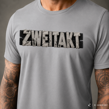 T-Shirt. Zweitakt Patch.