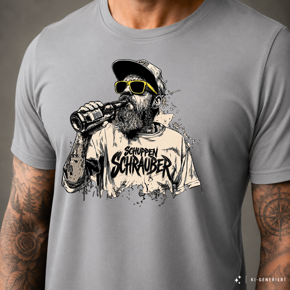 T-Shirt. Generation Zweitakt - Schuppenschrauber.
