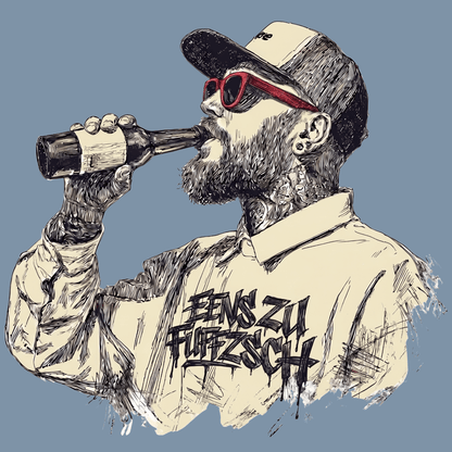 Hoodie Softstyle®. Benzin im Blut.