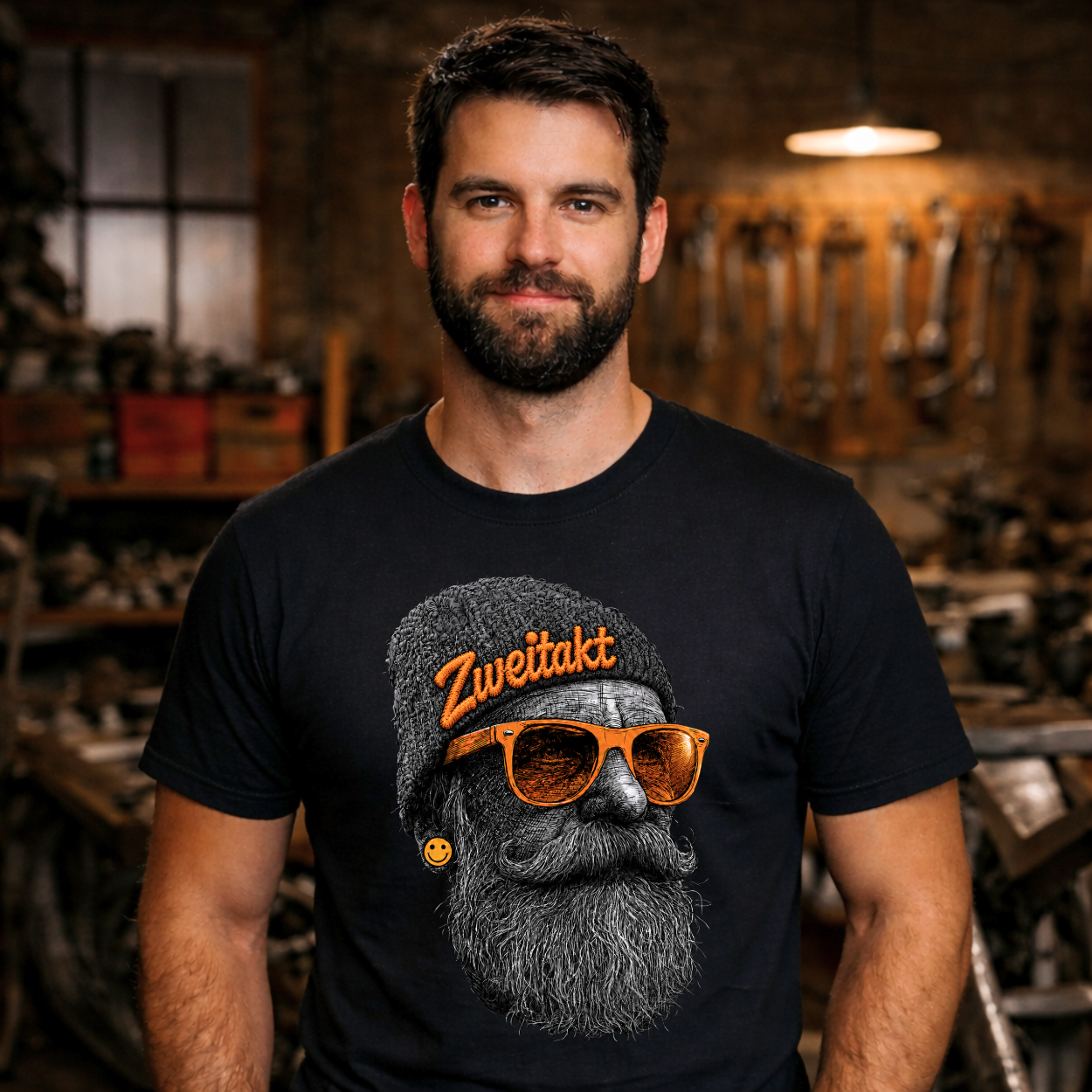 T-Shirt. Zweitakt Schrauber.