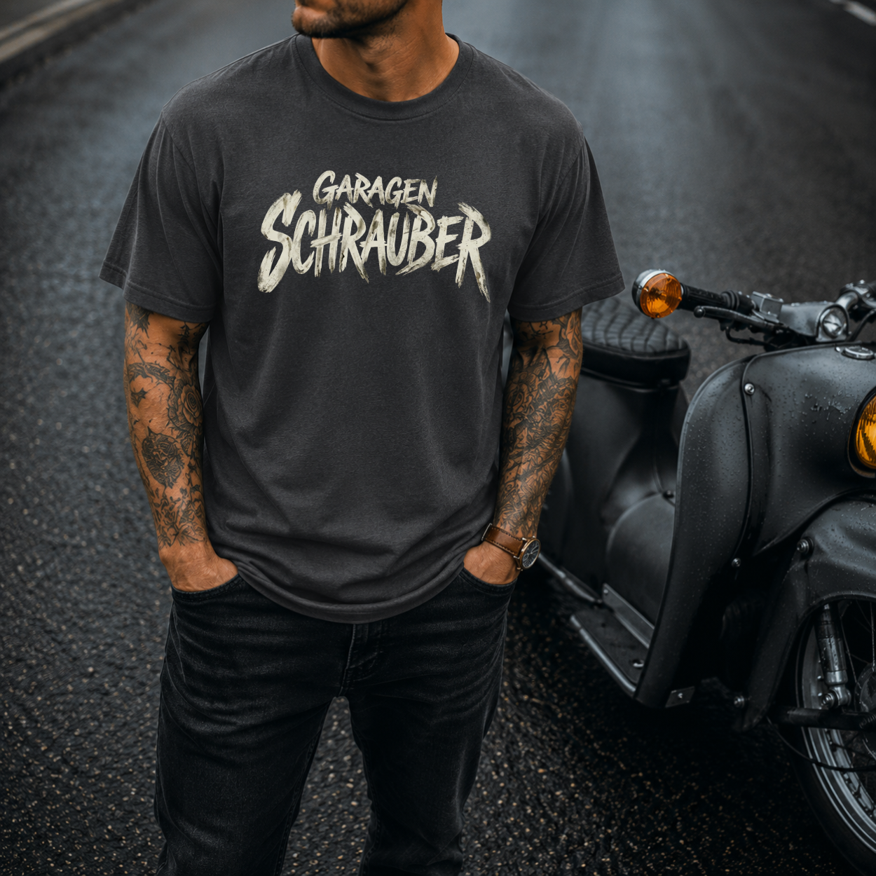 T-Shirt. Garagen Schrauber.