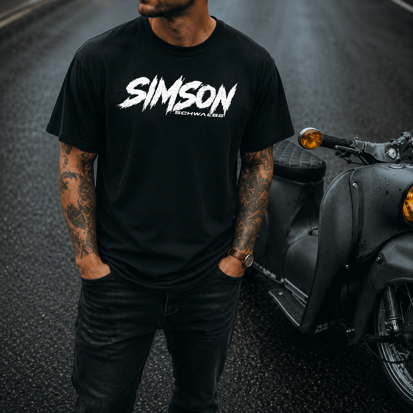 T-Shirt. Simson Schwalbe.