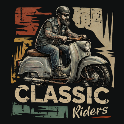 T-Shirt. Classic Riders.