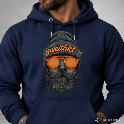 Hoodie Softstyle®. Zweitakt Nomaden – Der Vagabund.