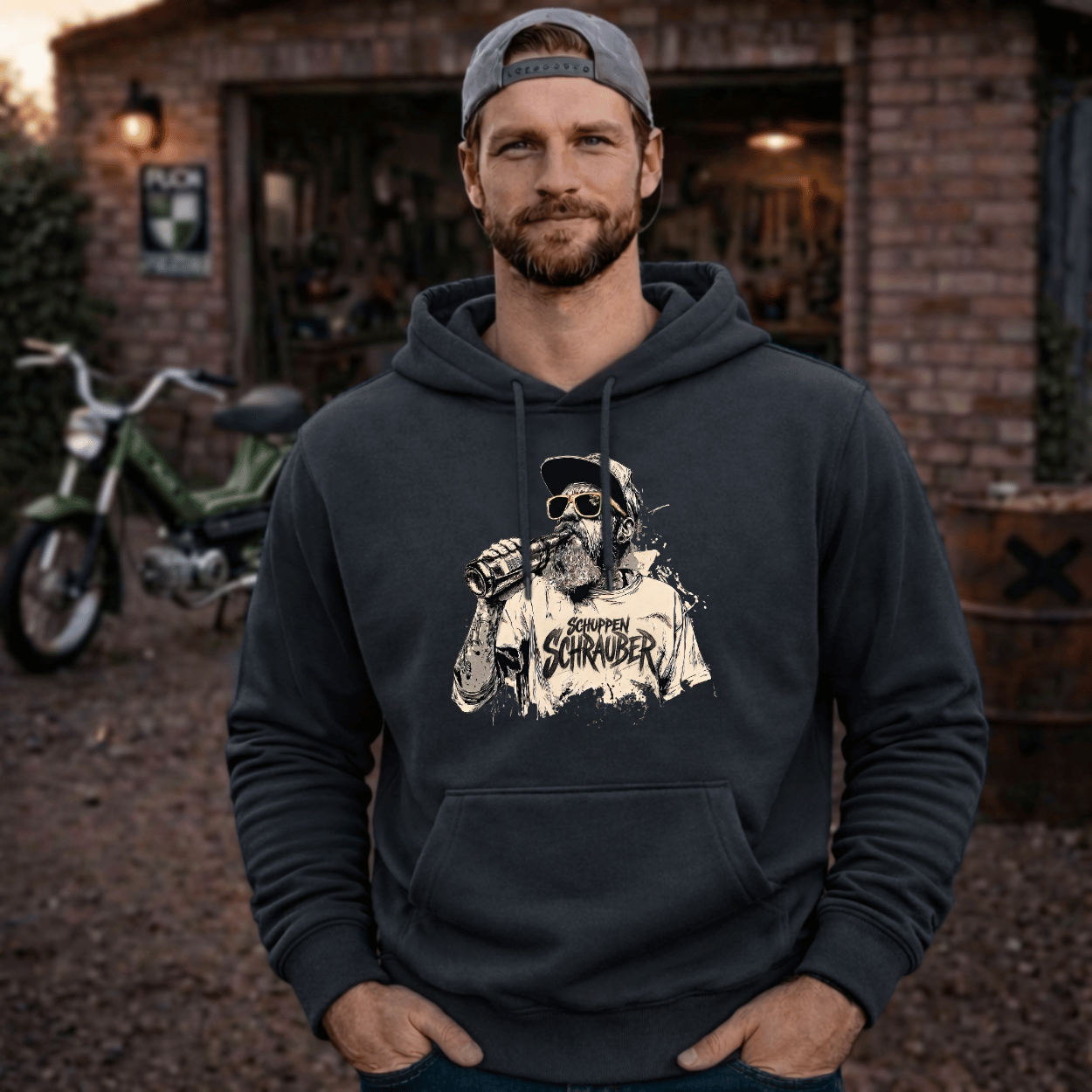 Hoodie Softstyle®. Schuppenschrauber.