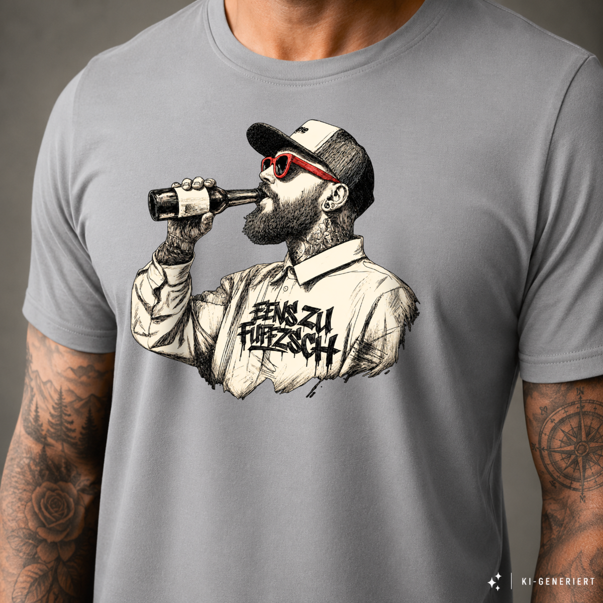 T-Shirt. Benzin im Blut.