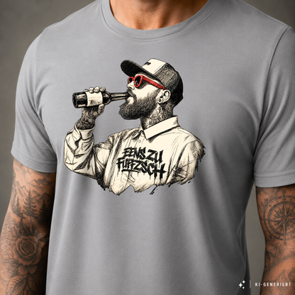 T-Shirt. Benzin im Blut.