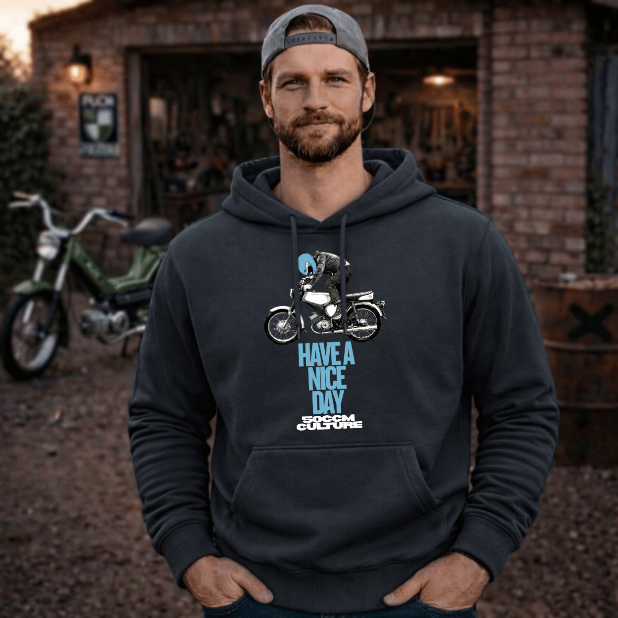 Hoodie Softstyle®. Have a Nice Day.
