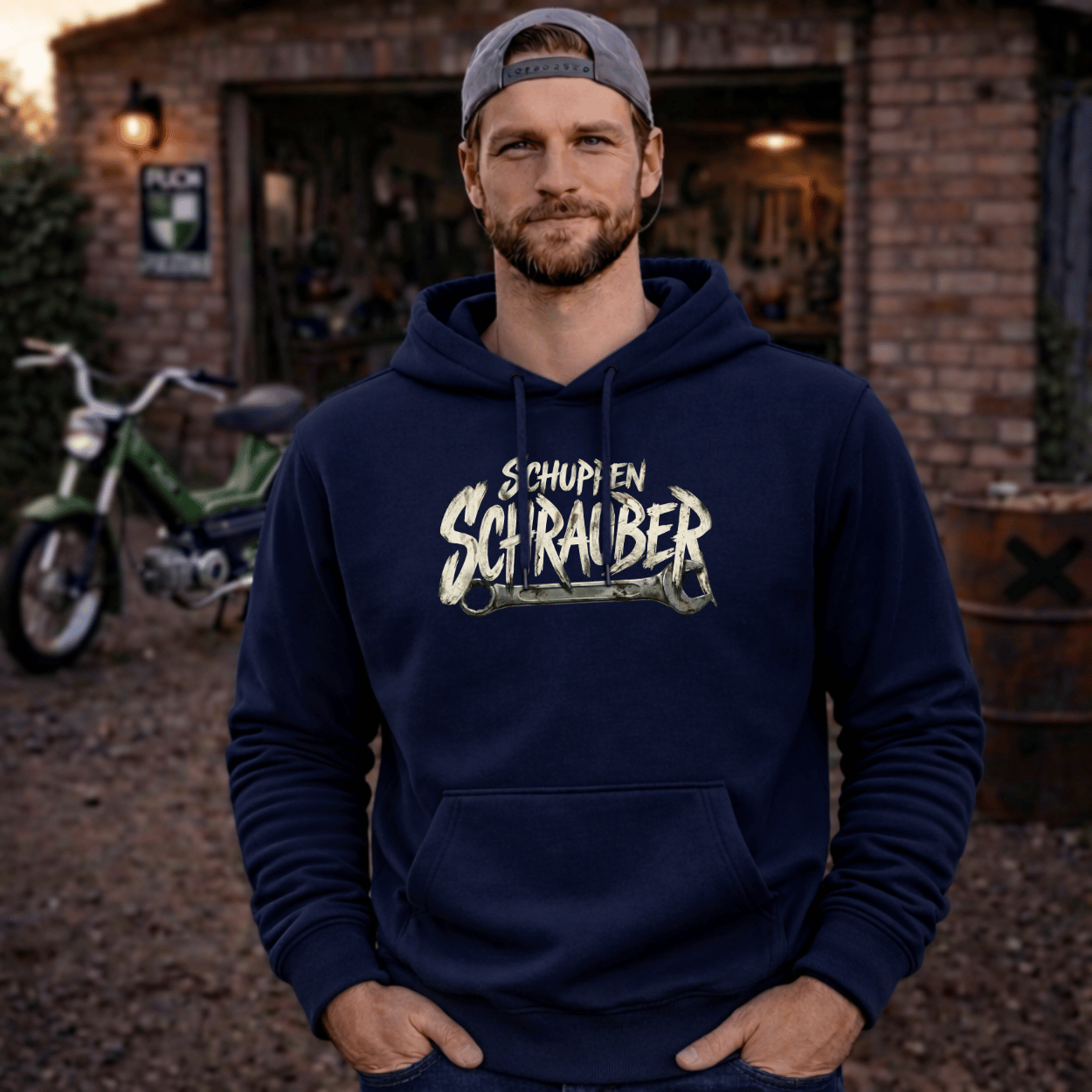 Hoodie Softstyle®. Schuppen Schrauber.