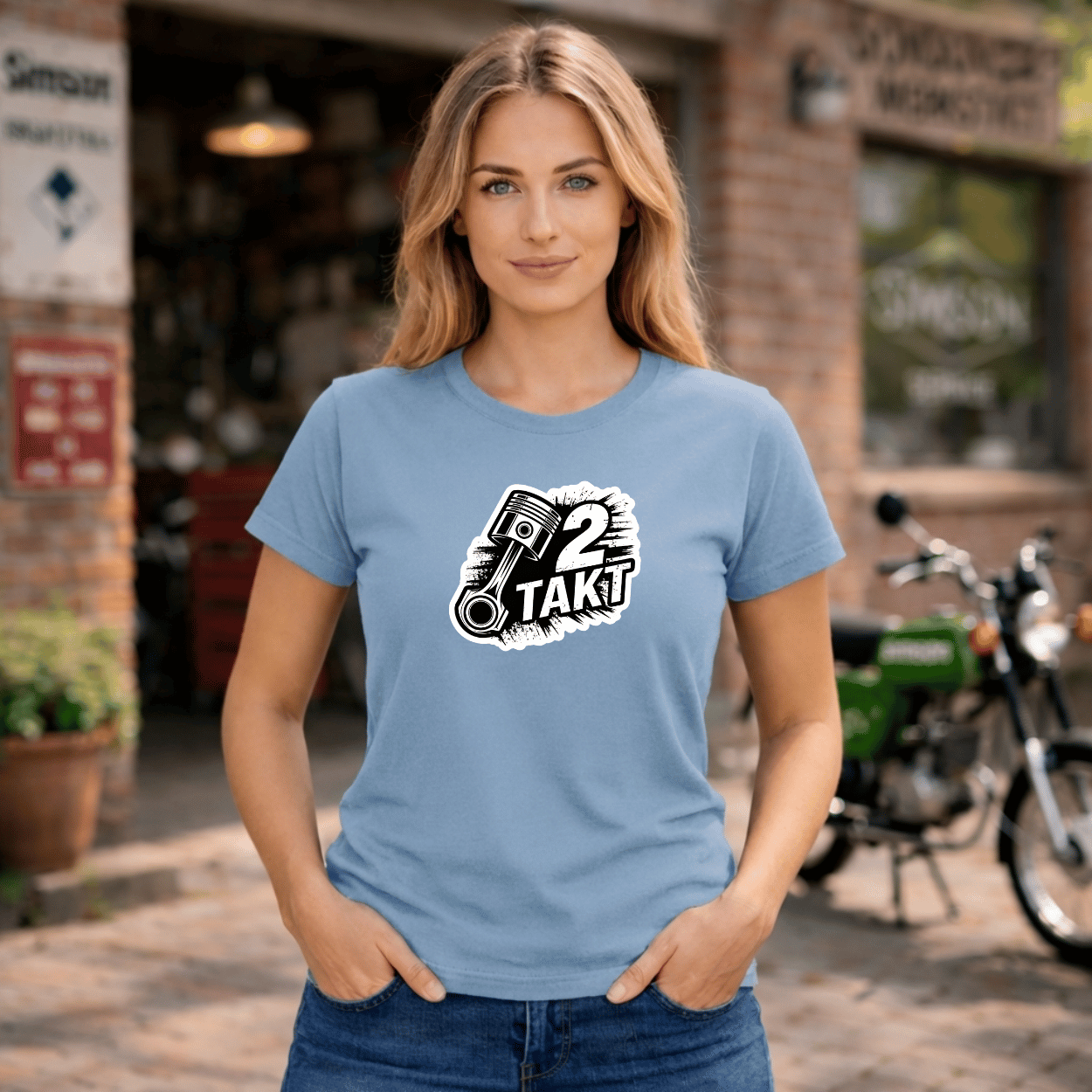 Mädels T-Shirt. 2-Takt.