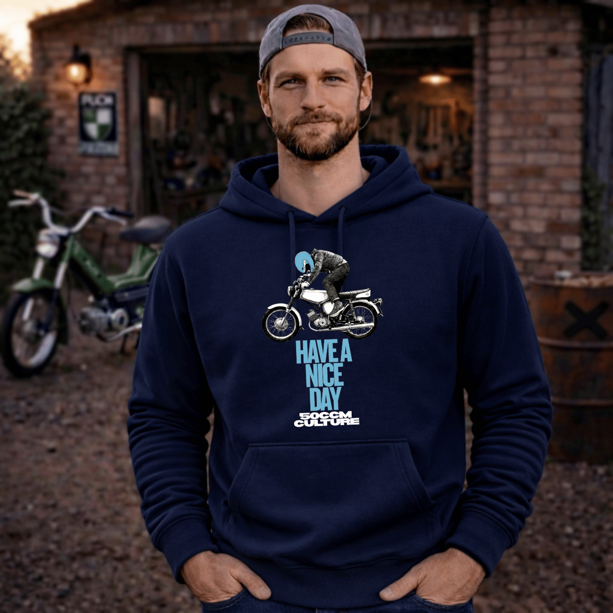 Hoodie Softstyle®. Have a Nice Day.