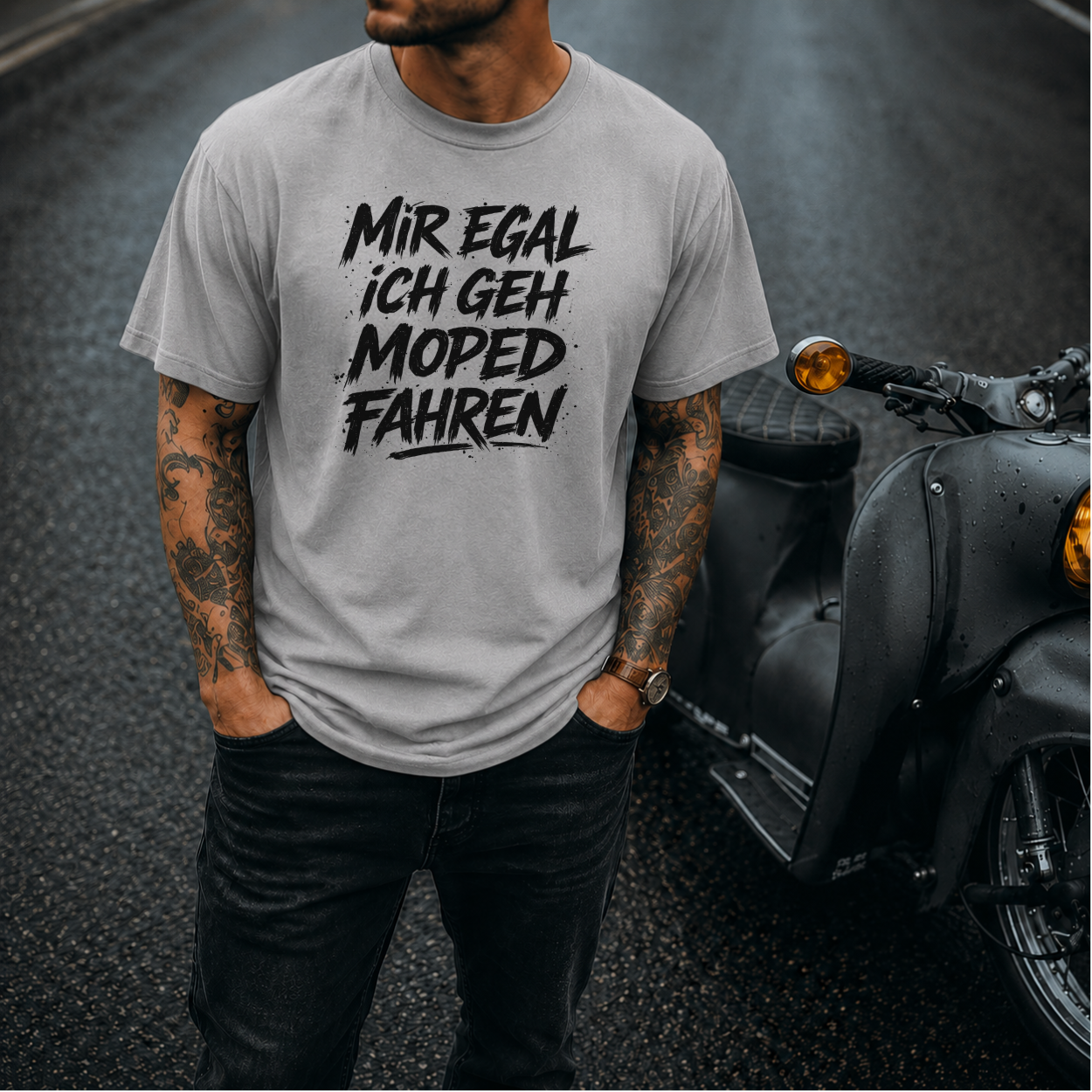 T-Shirt. Mir egal.