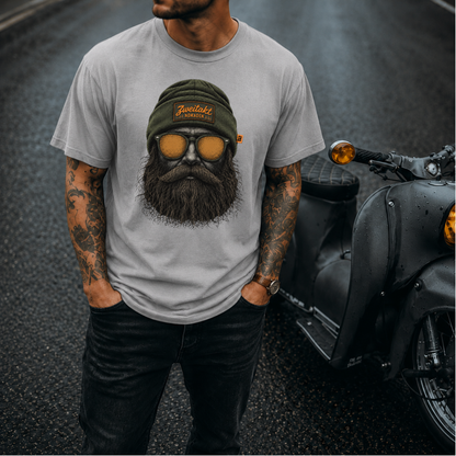T-Shirt. Zweitakt Nomaden – Der Jäger.