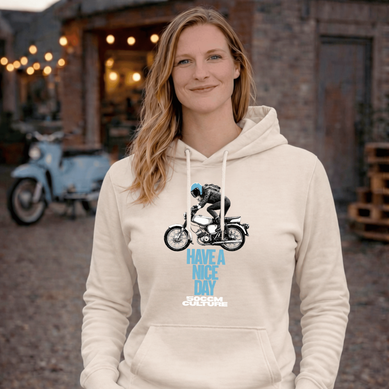 Mädels Hoodie Softstyle®. Have a Nice Day.