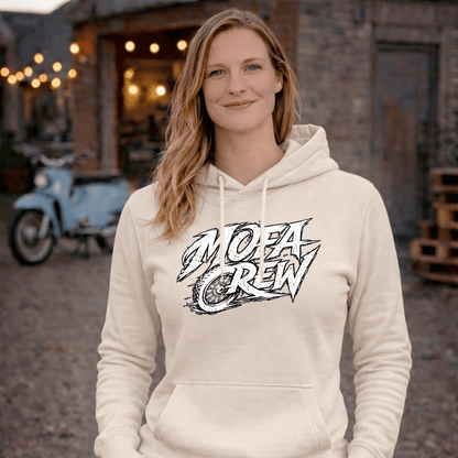 Mädels Hoodie Softstyle®. Mofa Crew.