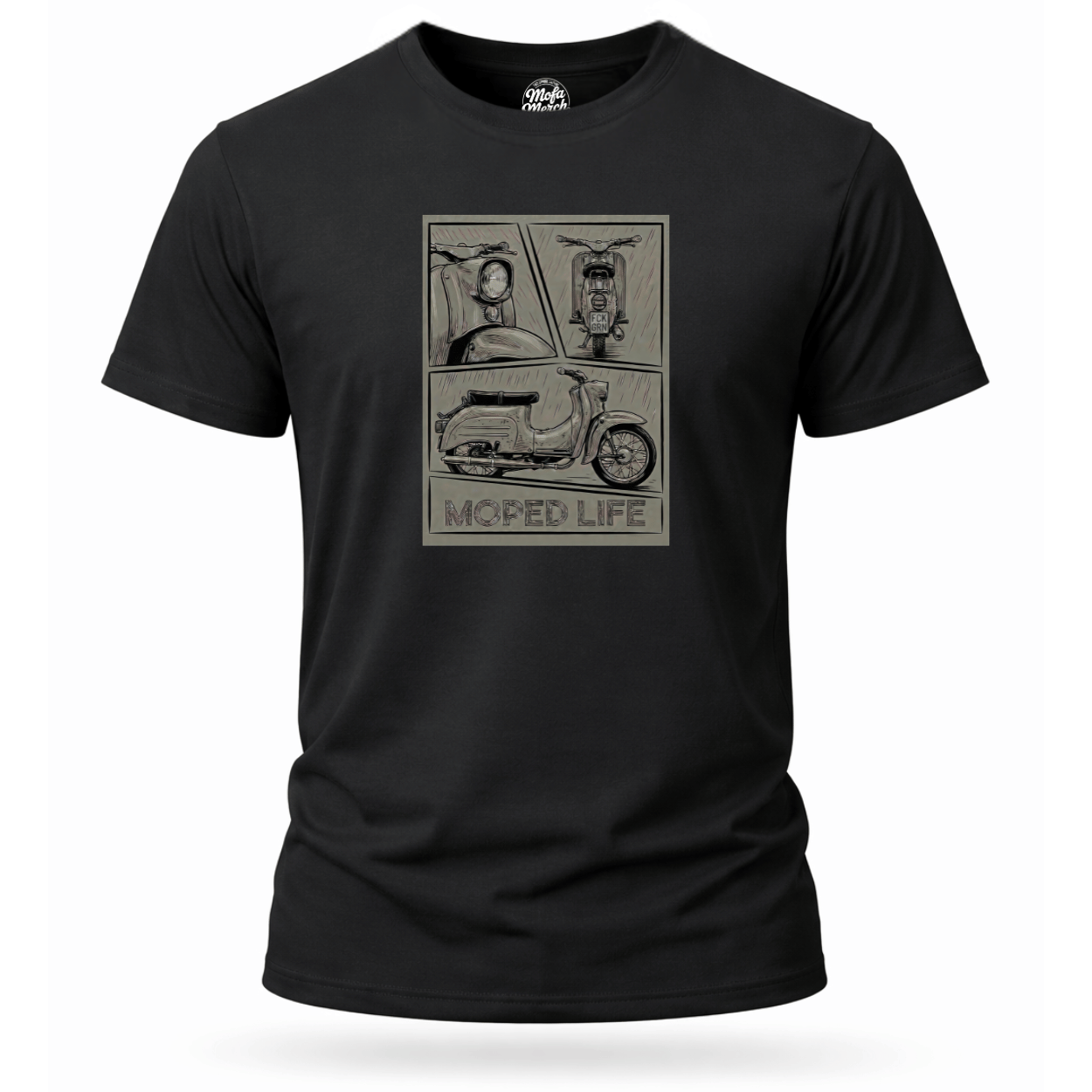 T-Shirt. Moped Life.