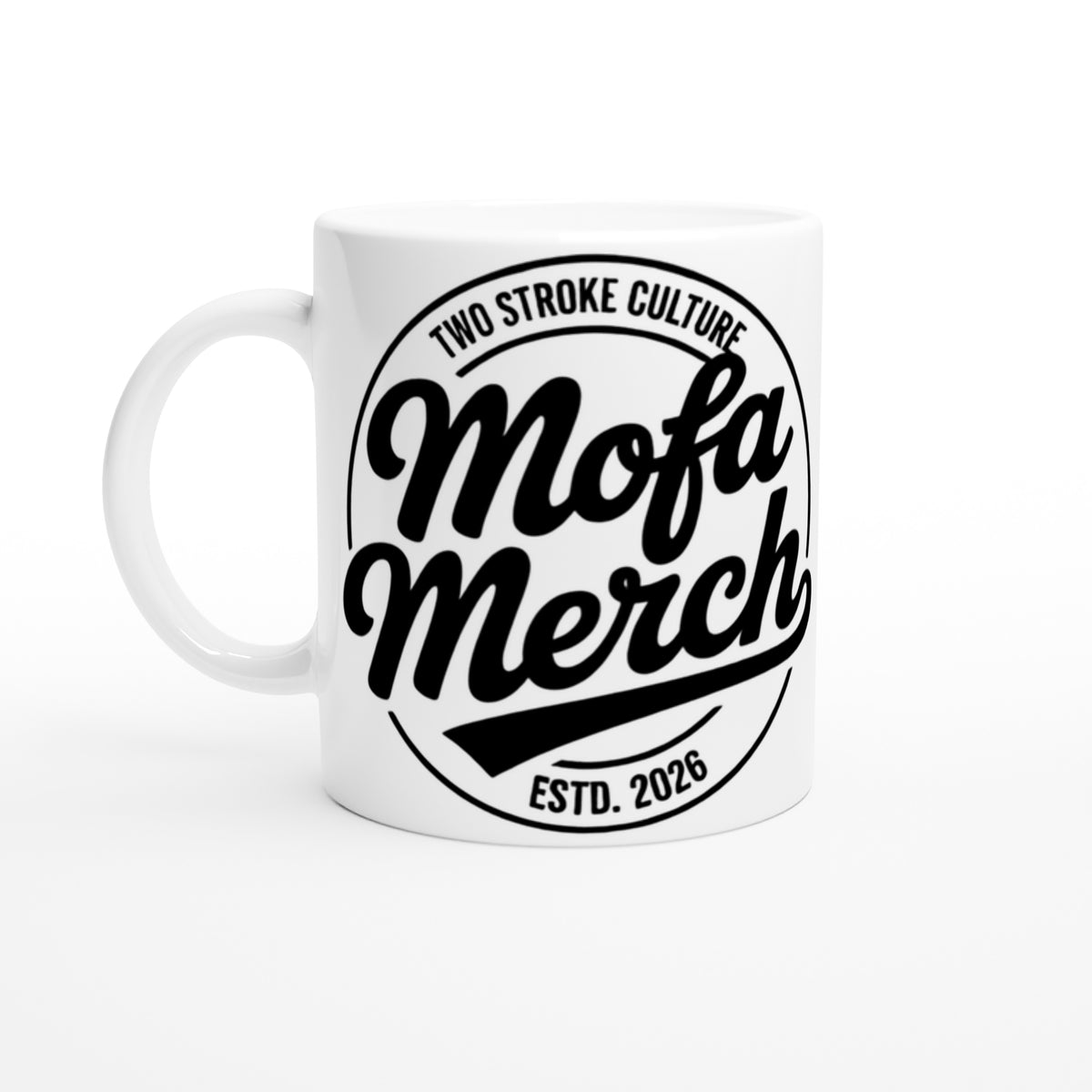 Tasse Weiß. Low Rider.