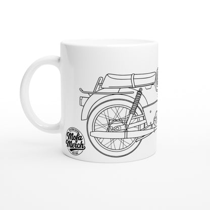 Kreidler Florett Blueprint. Tasse 325 ml