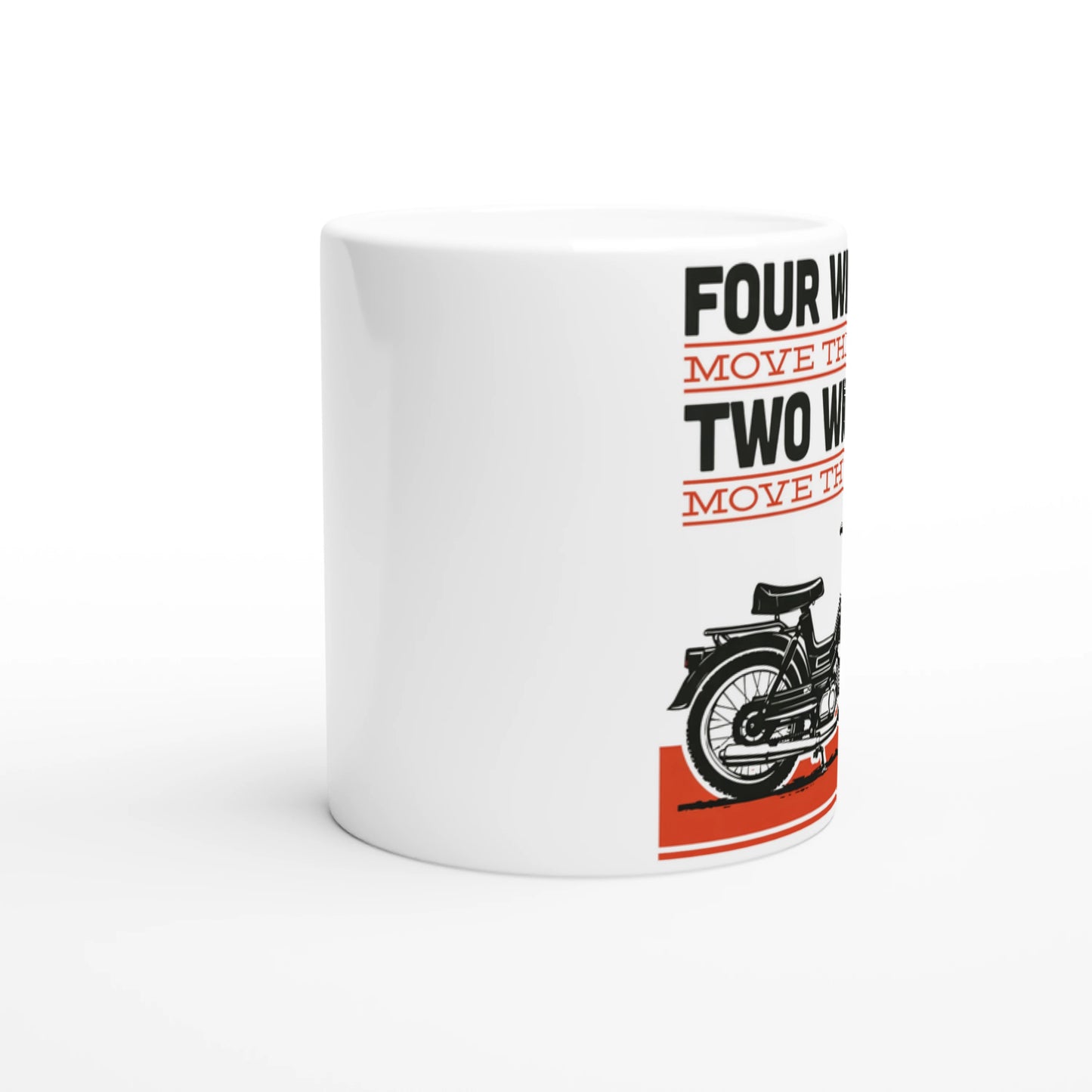 Two Wheels. Real Freedom. Tasse 325 ml