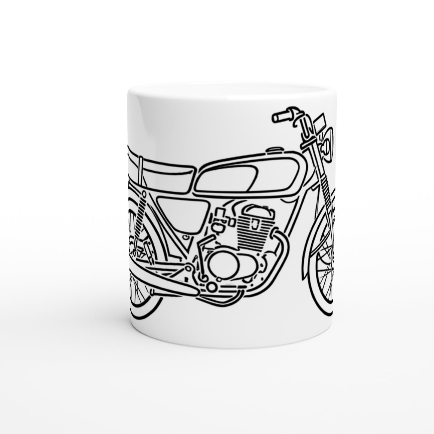 Honda CB50 Blueprint. Tasse 325 ml