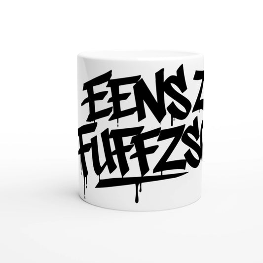 Tasse Weiß. eenszufuffzsch.