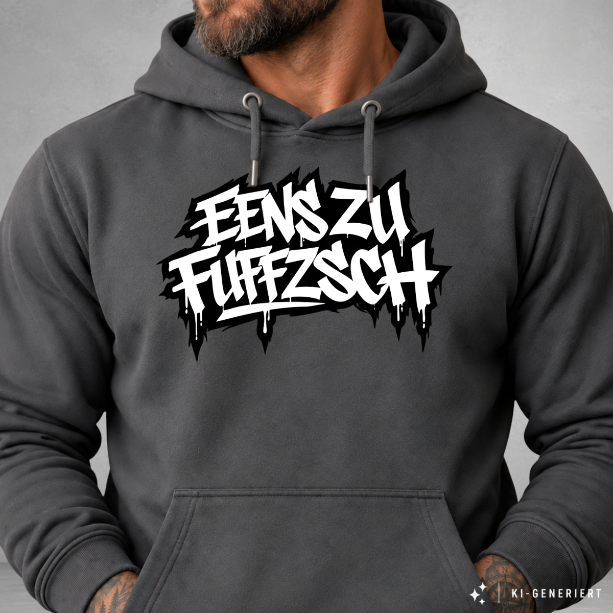Hoodie Softstyle®. Eens zu fuffzsch.