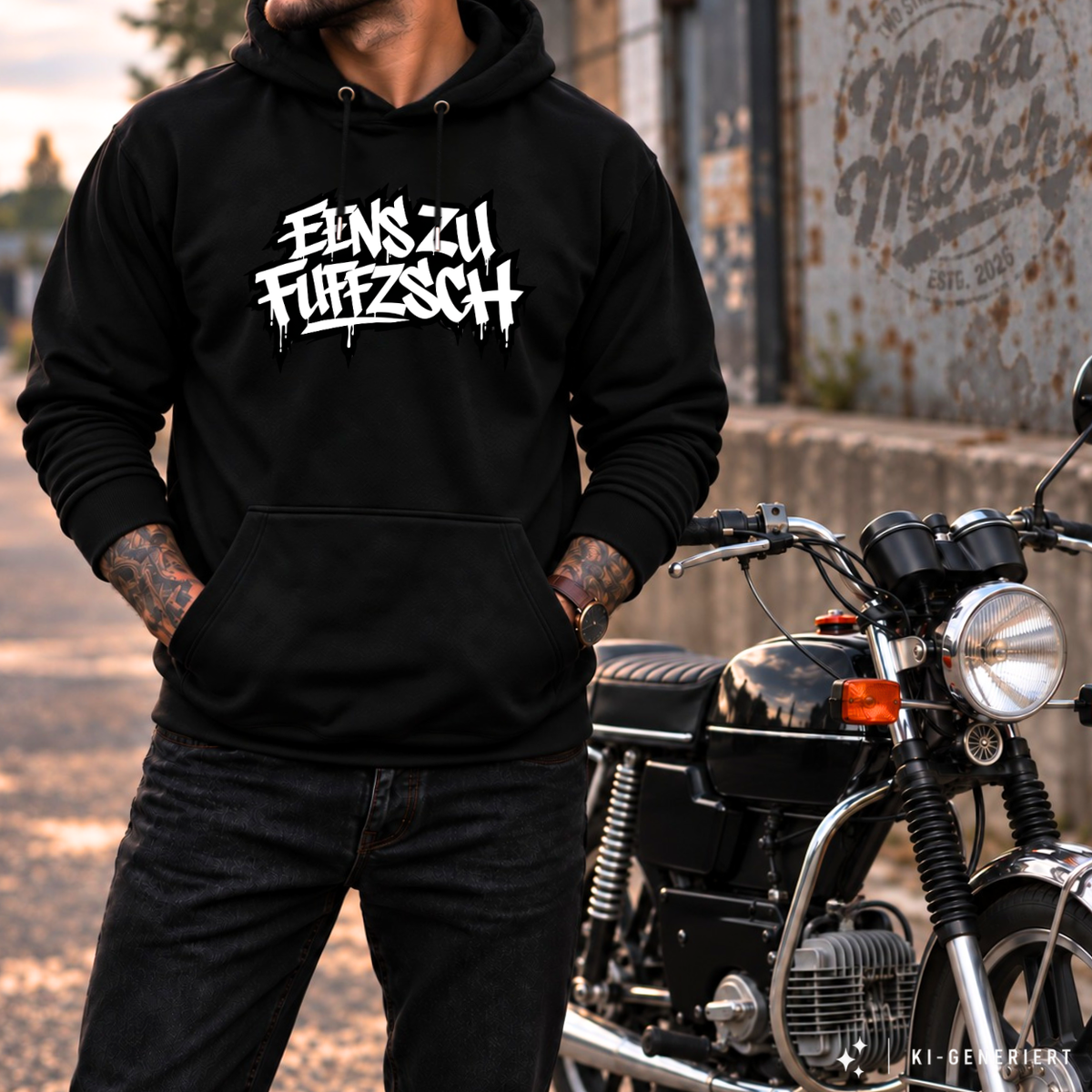 Hoodie Softstyle®. Eens zu fuffzsch.