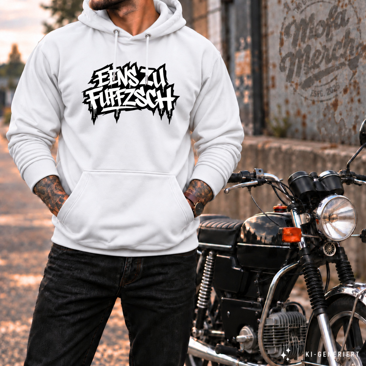 Hoodie Softstyle®. Eens zu fuffzsch.