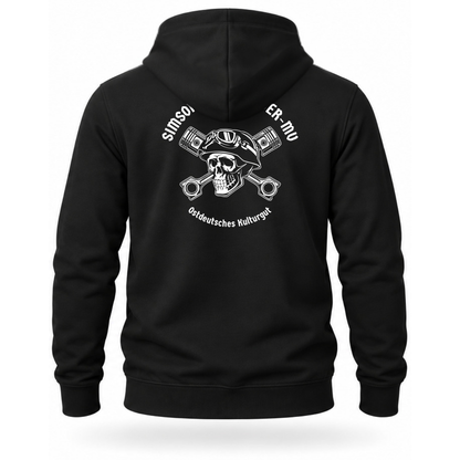 Hoodie Softstyle® Simson Geschwader MV Schwarz Back