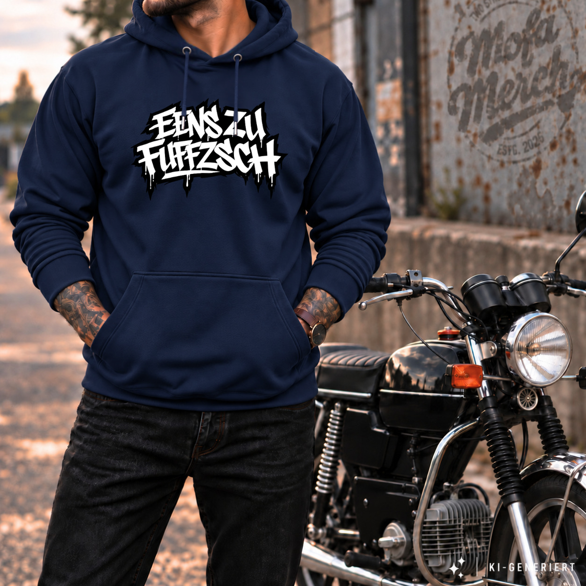 Hoodie Softstyle®. Eens zu fuffzsch.